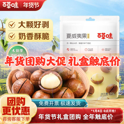 百草味夏威夷果100g*10袋