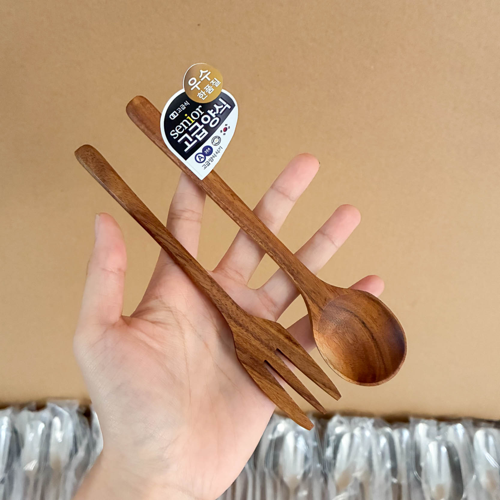 相思木勺子家用餐具无漆儿童迷你汤勺搅拌勺创意柚木手工蜂蜜调羹