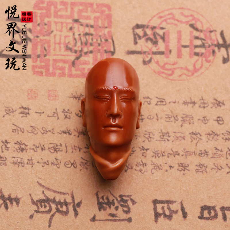 橄榄核小僧小和尚吊坠挂件单籽项链男女情侣文玩饰品配件手工雕刻