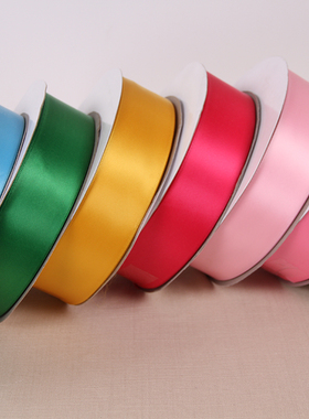 4cm厘米宽91米长丝带缎带礼品手工装饰包装烘焙婚庆涤纶缎带