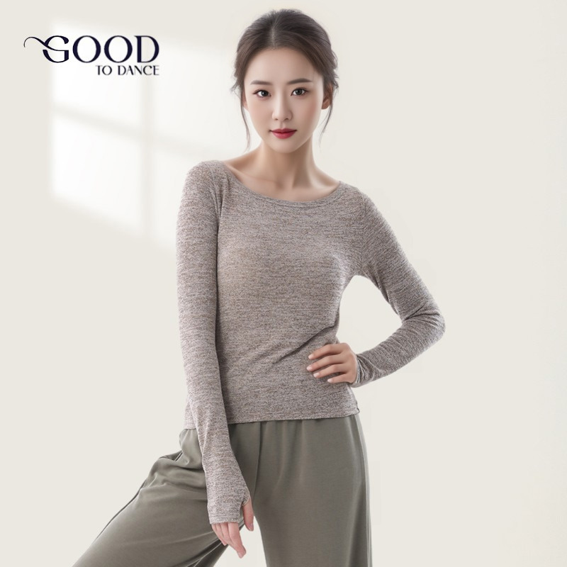 舞蹈服练功上衣长袖现代舞中国舞