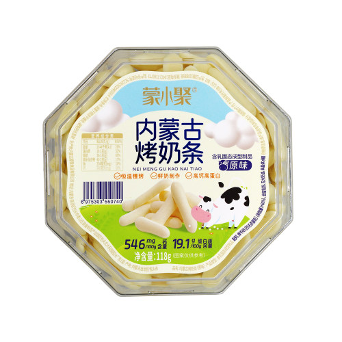 蒙小聚烤鲜奶皮子烤奶条内蒙特产