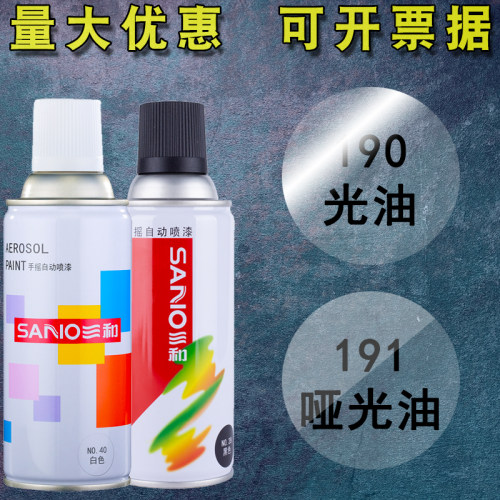喷漆透明色三和亚光油