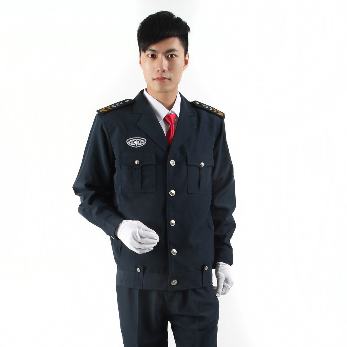 新款保安服装 新式夹克保安常服 春秋季保安服,物业保安制服夹克