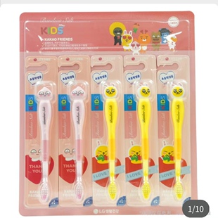 开市客代购LG 竹盐萌趣 儿童牙刷5只装