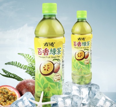 台湾古道百香绿茶梅子绿茶550ml*瓶装  夏季解渴饮料