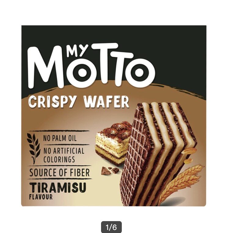 开市客代购MYMOTTO提拉米苏味威化饼干30g*20夹心饼干进口零食