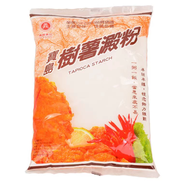 台湾义峰宝岛地瓜粉1000g/包 树薯淀粉 粒仔粉 芋圆炸鸡粉