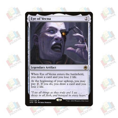 牌客窝  万智牌  威可那法眼 Eye of Vecna 金 神器 闪