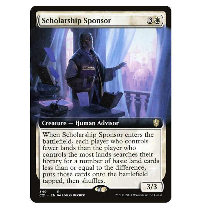 牌客窝 万智牌 奖学金资助人  Scholarship Sponsor 金 白 扩画