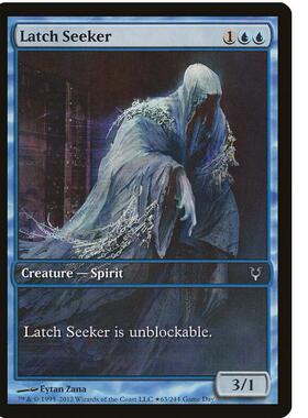 牌客窝 万智牌 觅锢魂 Latch Seeker 银 蓝色