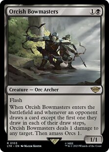 牌客窝 万智牌 奥克弓手 Orcish Bowmasters  金 黑色
