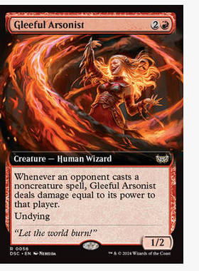 牌客窝 万智牌 欢乐纵火师 Gleeful Arsonist 金 红