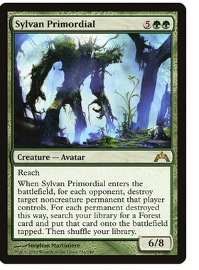 牌客窝 万智牌 森林原祖 Sylvan Primordial 金 绿