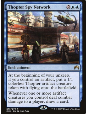 牌客窝 万智牌   振翼机情报网  Thopter Spy Network 金 蓝 闪