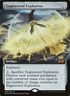 牌客窝 万智牌 密设爆裂物 Engineered Explosives 金 无色