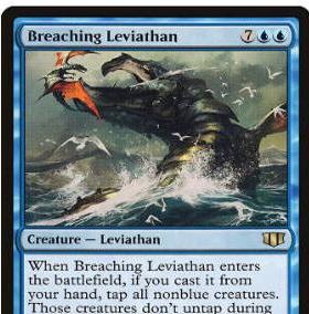 牌客窝 万智牌  破浪海怪 Breaching Leviathan 金 蓝