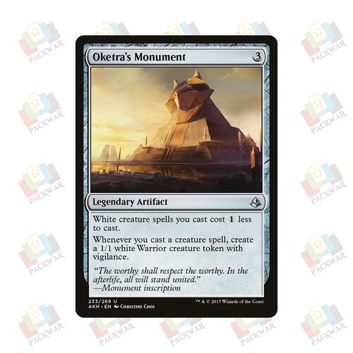 牌客窝 万智牌 欧柯塔纪念碑 Oketra's Monument 银 神器 闪