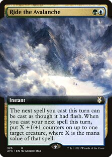 牌客窝 万智牌  山崩之威  Ride the Avalanche  金 多色