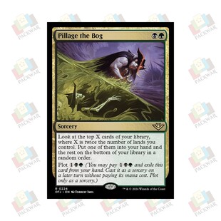 牌客窝 万智牌 掠夺腐沼 Pillage the Bog 金 多色 闪