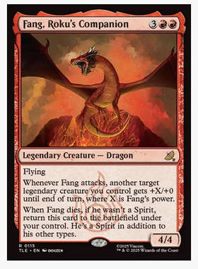 牌客窝 万智牌 罗库旅伴方 Fang, Roku's Companion 金 红色