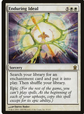 牌客窝 万智牌 不泯理念 Enduring Ideal 金 白色