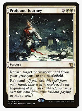 牌客窝 万智牌 探寻究旅 Profound Journey 金 白