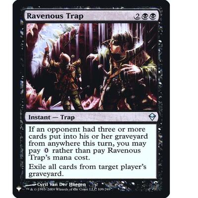 牌客窝 万智牌 贪婪陷阱 Ravenous Trap 银 黑