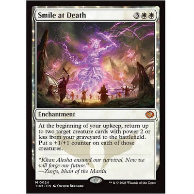 牌客窝 万智牌 蔑死轮回 Smile at Death 秘稀 白