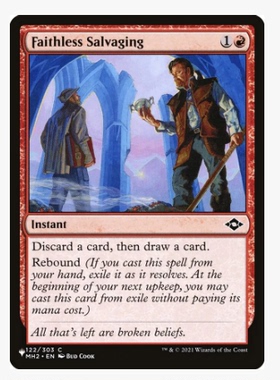 牌客窝 万智牌 丧信回收 Faithless Salvaging 铁 红