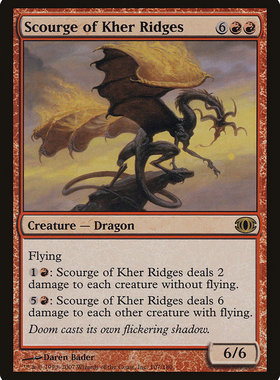 君君的牌客窝 万智牌 喀尔山脊祸害Scourge of Kher Ridges 英文