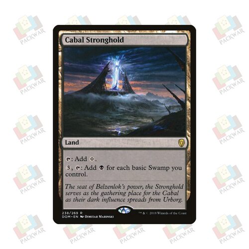 牌客窝 万智牌 柯帮城塞 Cabal Stronghold 金 地 闪