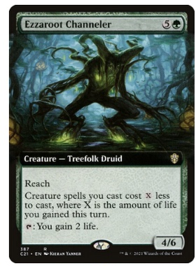 牌客窝 万智牌  埃察根通念师  Ezzaroot Channeler 金 绿 扩画