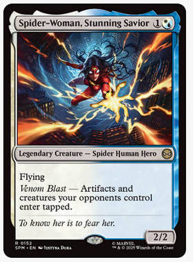万智牌 震世救星蜘蛛女侠 Spider-Woman, Stunning Savior 金 多