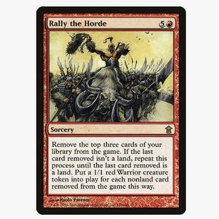 Rally 集结大军 the Horde 红 牌客窝 金 万智牌