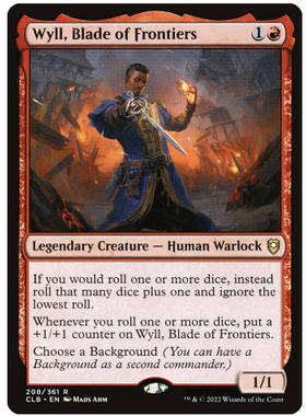 牌客窝 万智牌 边境之刃威迩 Wyll, Blade of Frontiers 金 红色