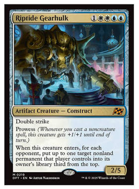 牌客窝 万智牌 激流巨械 Riptide Gearhulk 秘稀 多色