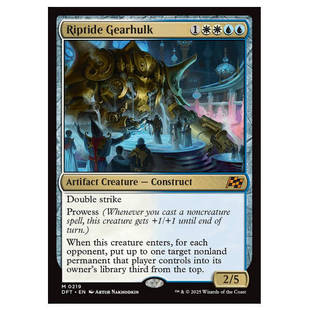 牌客窝 万智牌 激流巨械 Riptide Gearhulk 秘稀 多色