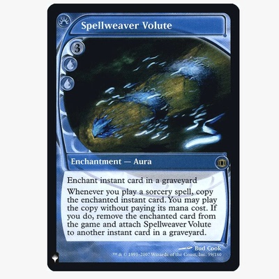 牌客窝 万智牌  织咒涡旋 Spellweaver Volute 金 蓝 闪