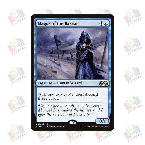 牌客窝 万智牌 市集贤者 Magus of the Bazaar 金 蓝 闪