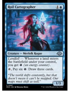 牌客窝 万智牌 狂搅制图师 Roil Cartographer 银 蓝 闪