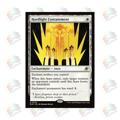 牌客窝 万智牌 光牢禁锢  Hardlight Containment 金 白