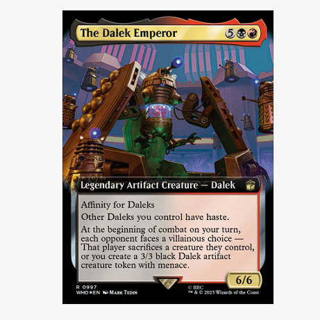 牌客窝 万智牌 戴立克皇帝 The Dalek Emperor 金 多色 闪