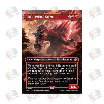 牌客窝 万智牌  始啸埃泰力 Etali, Primal Storm  金  红