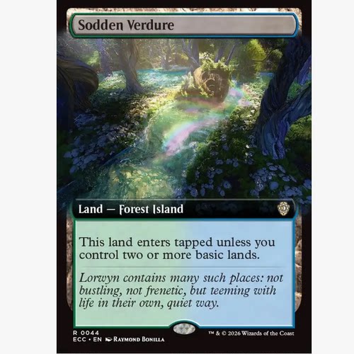 牌客窝 万智牌  丰润林丛 Sodden Verdure 金 地