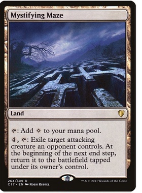 牌客窝 万智牌  蒙惑迷宫  Mystifying Maze  金 地