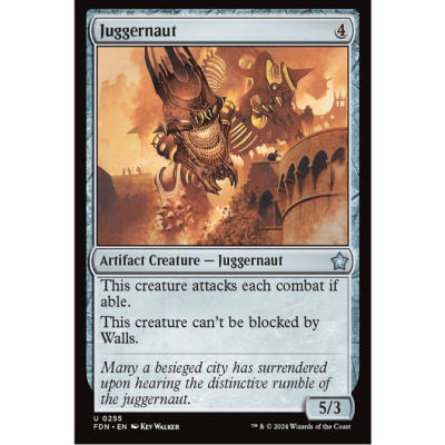 牌客窝 万智牌 攻城巨车 Juggernaut 银 神器