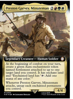 万智牌 义勇兵普雷斯敦 Preston Garvey, Minuteman 秘稀 多 闪