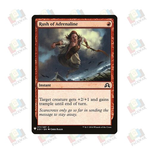 牌客窝 万智牌 应激冲动 Rush of Adrenaline 铁 红 闪