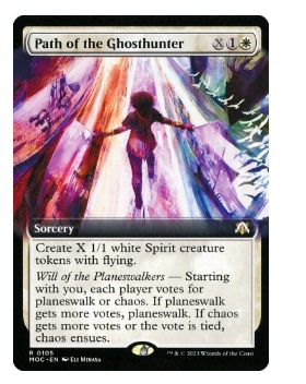 牌客窝 万智牌 鬼魂猎手的路途  Path of the Ghosthunter 金 白